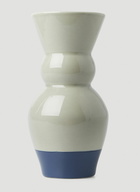 Lucie Glazed Vase in Grey