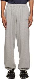 VETEMENTS Gray Cotton Lounge Pants