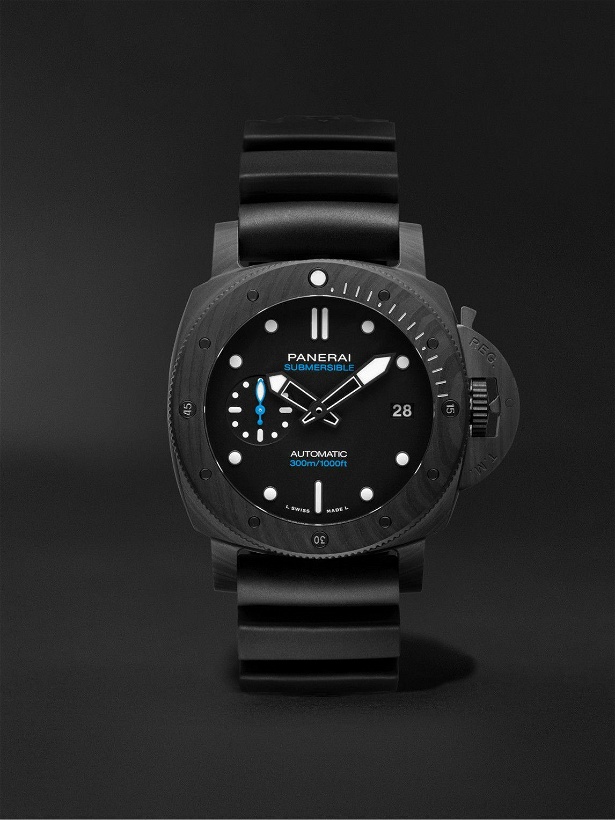 Photo: Panerai - Submersible Automatic 42mm Carbotech and Rubber Watch, Ref. No. PAM01231