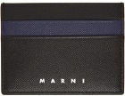 Marni Black Leather Card Holder
