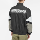 Neighborhood Men's Track Bicolour Jacket in Black