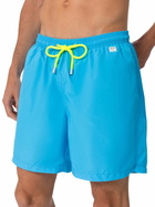 MC2 Saint Barth Man Lightweight Fabric Aqua Blue Swim Shorts Lighting Pantone | Pantone® Special Edition