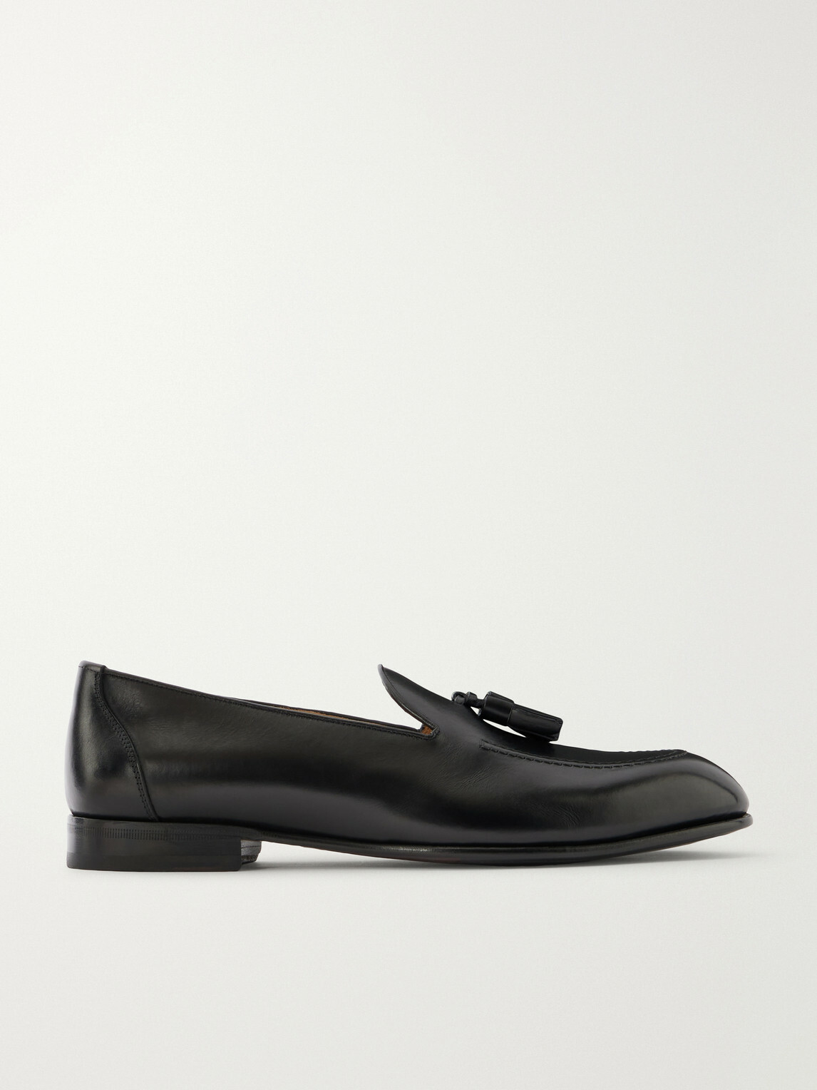 Brioni - Tasseled Leather Loafers - Black