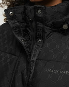 Daily Paper Monogram Puffer Coat Black - Womens - Coats/Down & Puffer Jackets