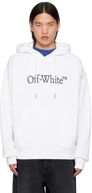 Photo: Off-White White Big Bookish Skate Hoodie