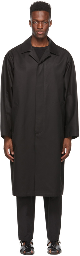 Photo: LE17SEPTEMBRE Black Twill Oversized Coat