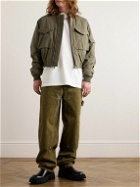 Givenchy - Cotton-Blend Shell Bomber Jacket - Green