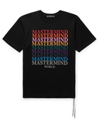 MASTERMIND WORLD - Logo-Print Cotton-Jersey T-Shirt - Black