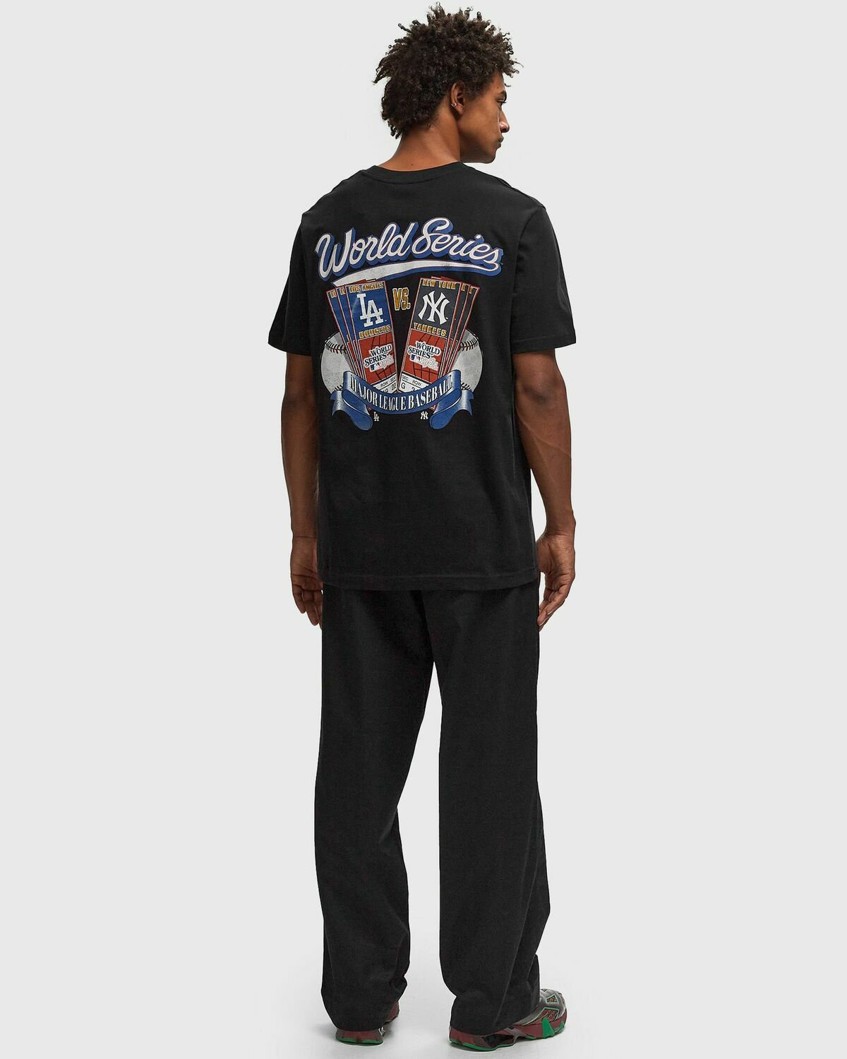 Fanatics Champs Elevated Tee Dodgers Black Mens Shortsleefe
