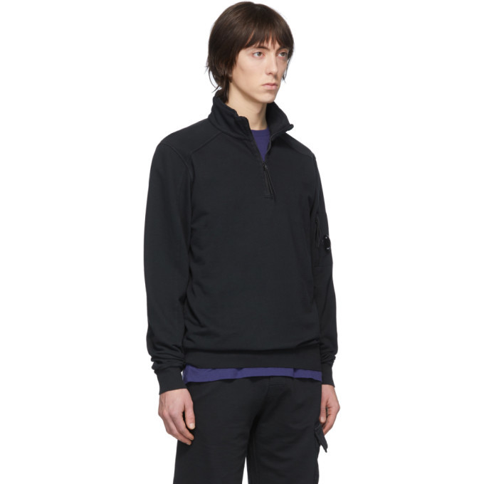 C.P. Company Black Half-Zip Sweatshirt C.P. Company