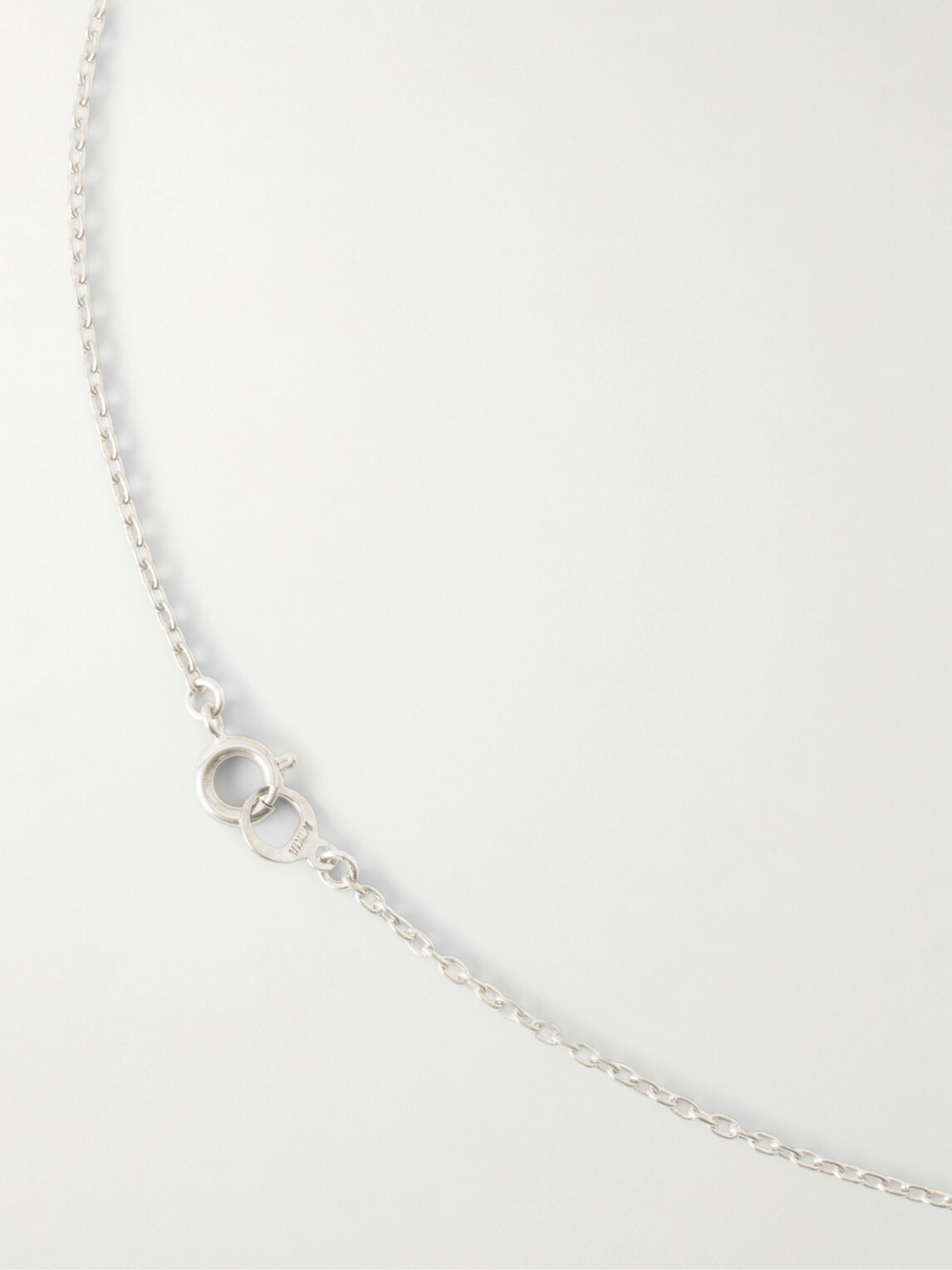 Mikia - Rectangle Sterling Silver Turquoise Necklace