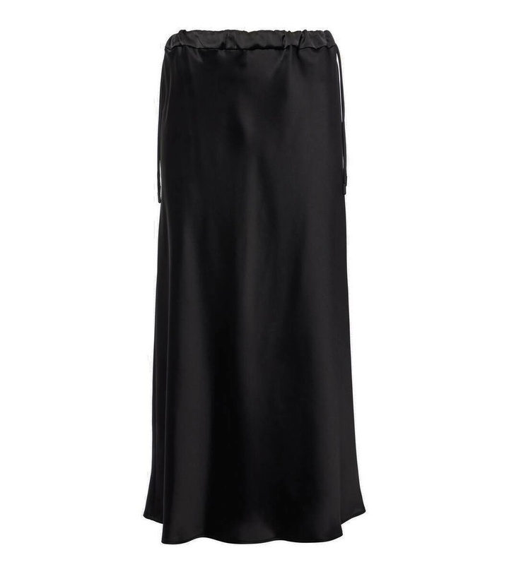 Photo: Max Mara Editore satin midi skirt