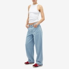 Dickies Women's Herndon Denim Jeans in Vntg Blue
