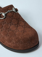 Gucci Suede Horsebit Mules