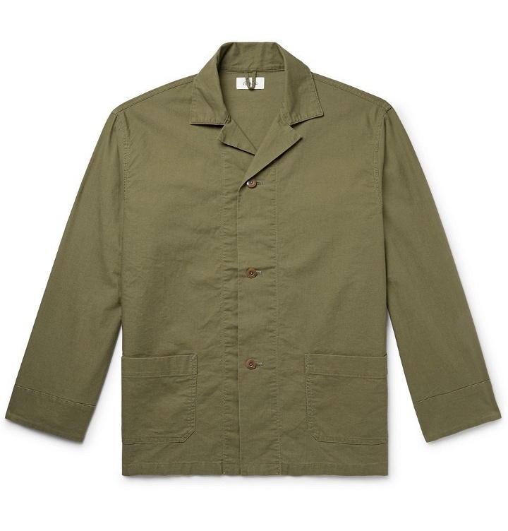 Photo: Chimala - Camp-Collar Cotton Shirt Jacket - Army green