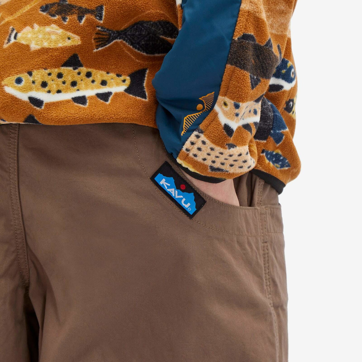 KAVU Men's Chilli Lite Shorts in Walnut