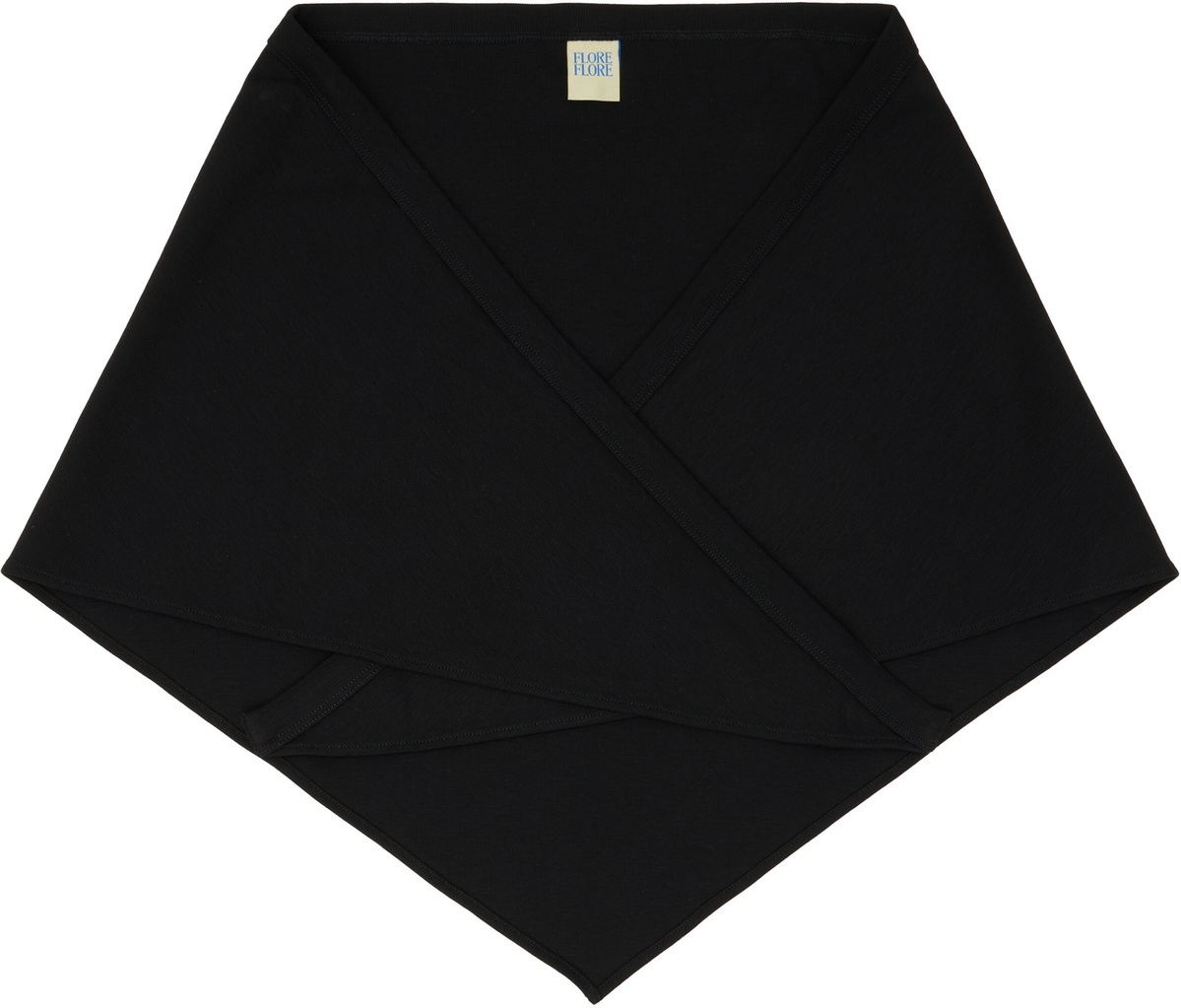 FLORE FLORE Black Flore Scarf