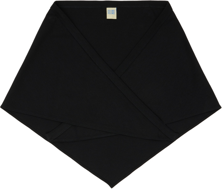 Photo: FLORE FLORE Black Flore Scarf
