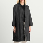 Nothing Written Women's Urban Nylon Trench Coat in Black