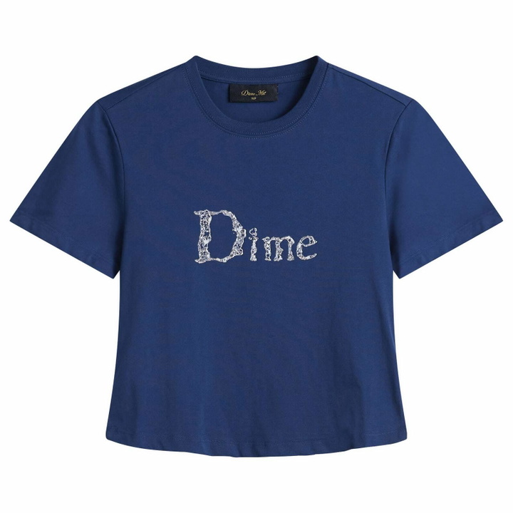 Photo: Dime Women's Classic Liquid T-Shirt in Midnight Blue