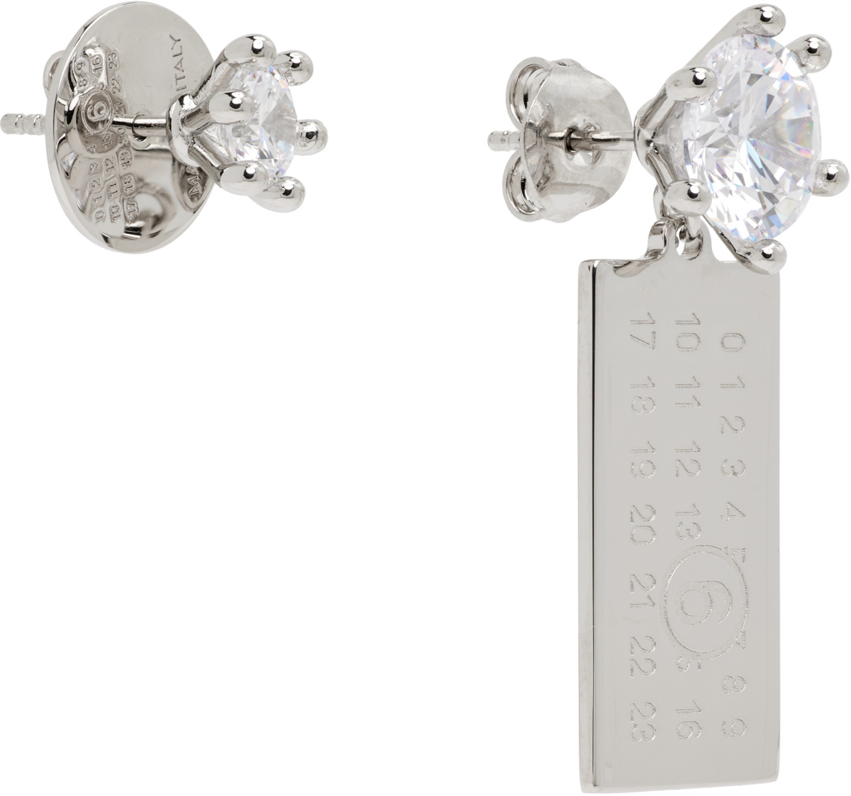 MM6 Maison Margiela Numeric Charm Earrings