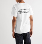 Neighborhood - Logo-Print Cotton-Jersey T-Shirt - White