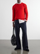 Jil Sander - Straight-Leg Wool and Mohair-Blend Trousers - Blue