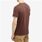 Fred Perry Men's Twin Tipped T-Shirt in Brick/Warm Grey