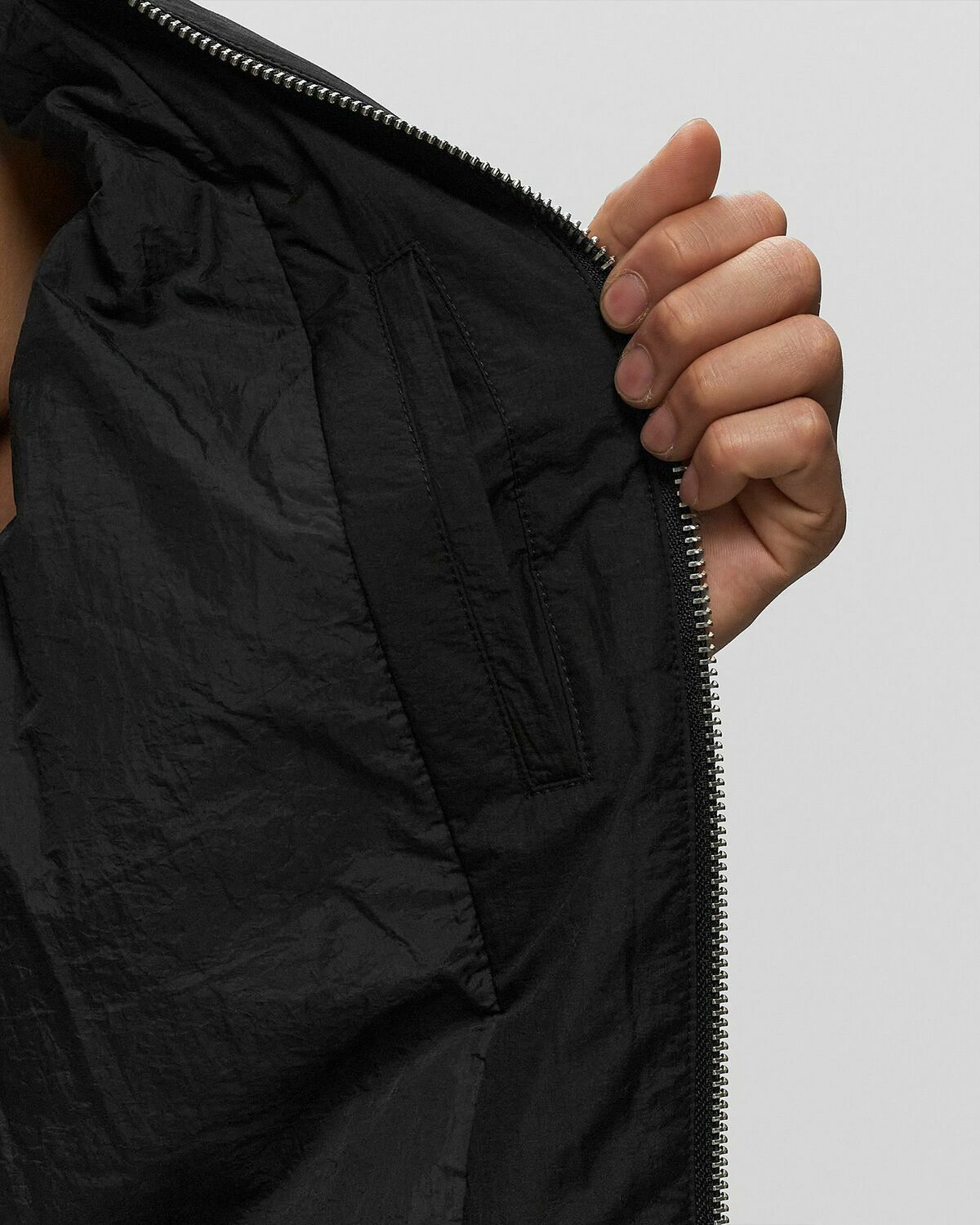 Ami Paris Ami De Coeur Zipped Jacket Black Bomber Jackets AMI