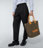Comme des Garcons Homme - Logo cotton canvas tote bag