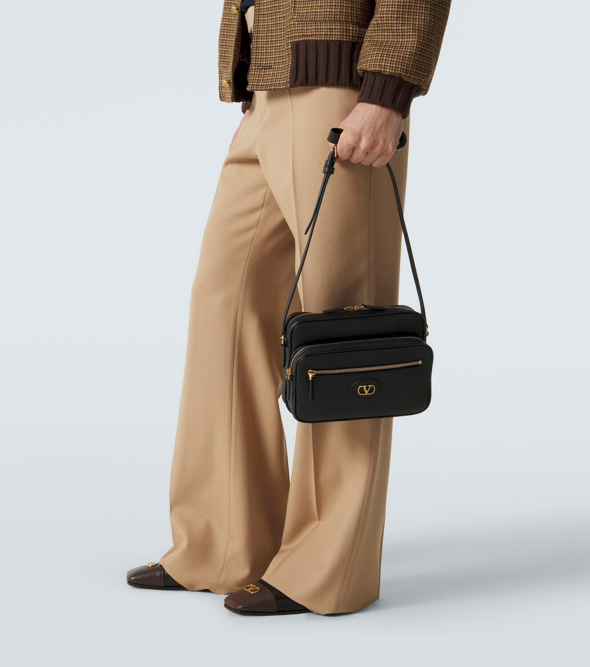 Valentino Garavani VLogo leather camera bag