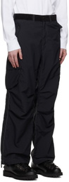 Barbour Black and wander Edition Splits Cargo Pants