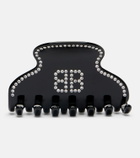 Balenciaga Holli BB embellished hair clip