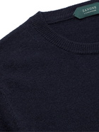 INCOTEX - Virgin Wool and Cashmere-Blend Sweater - Blue