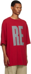 UNDERCOVER Red Printed T-Shirt