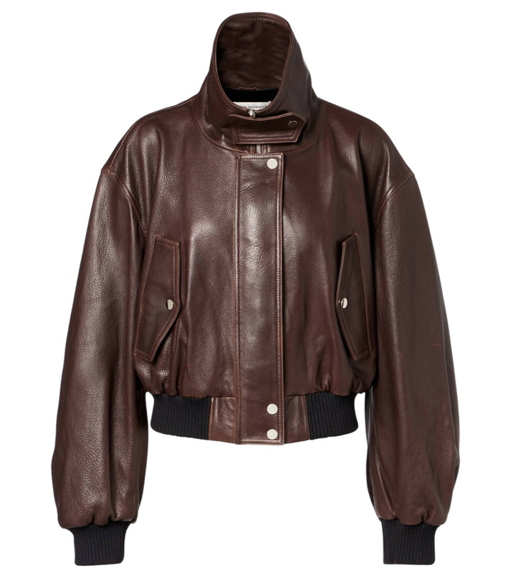 Photo: Nour Hammour Briar leather bomber jacket