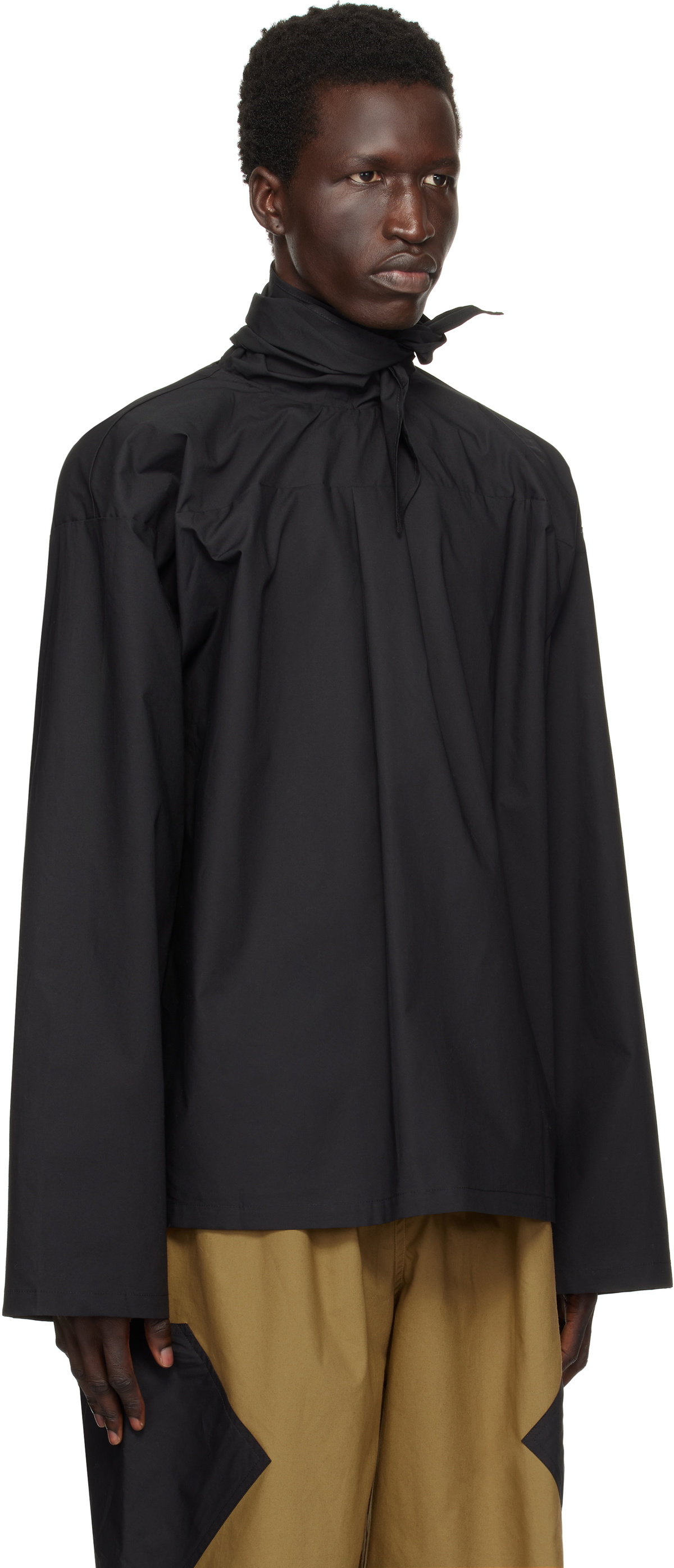 SC103 SSENSE Exclusive Black Compass Blouse Shirt