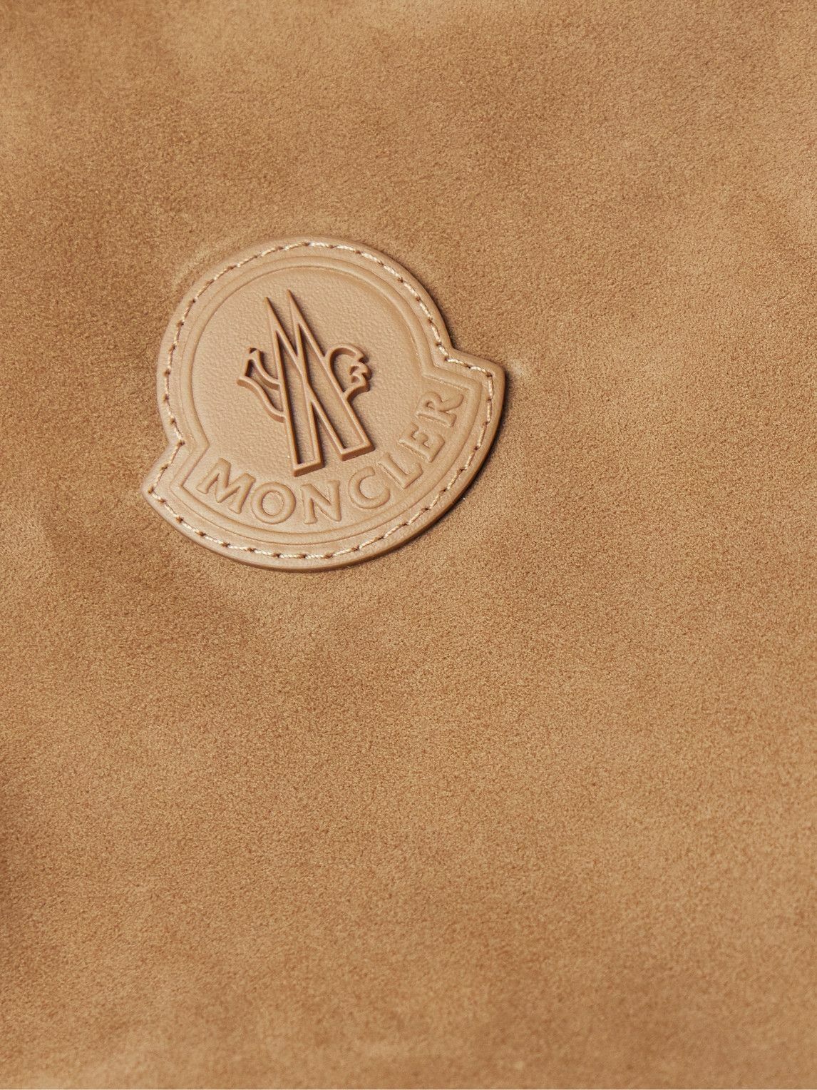 Moncler - Turbat Logo-Appliquéd Reversible Suede and AirSoft Shell Jacket - Brown