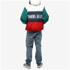 Tommy Jeans Men's Archive Colour Block Puffer Jacket in White