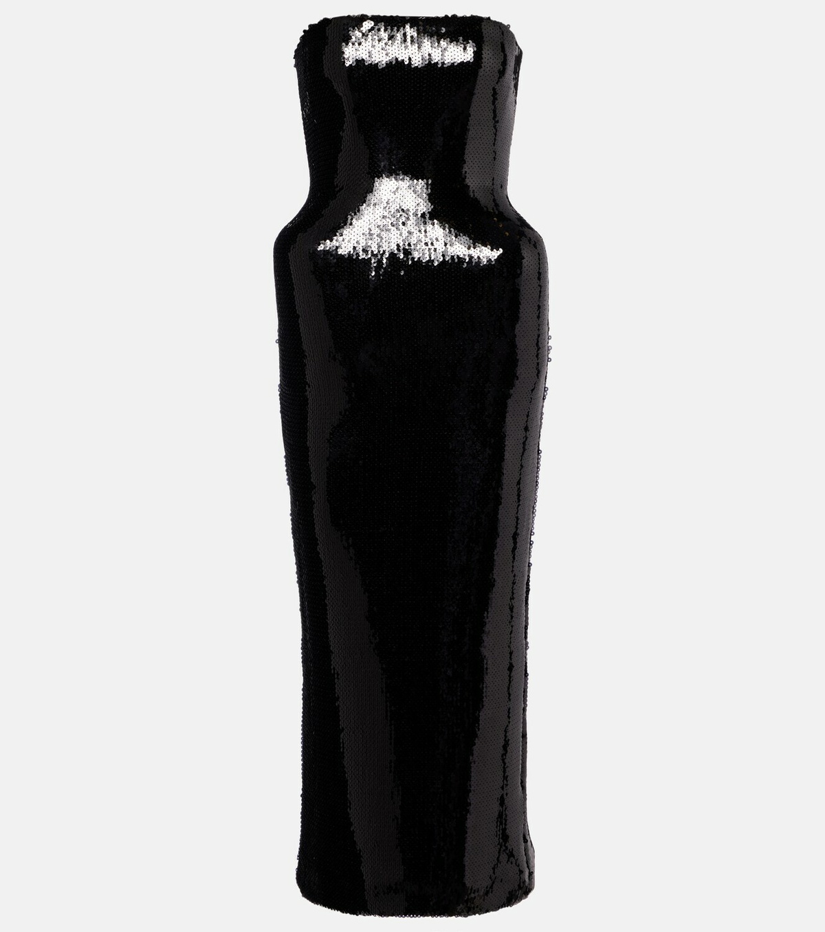 David Koma Sequined bustier dress