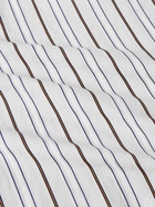 mfpen - Generous Striped Organic Cotton Shirt - White