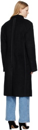 Eckhaus Latta Black Form Coat