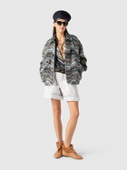 Missoni - Oversized jacket in wool blend zig zag, Women, Multicoloured