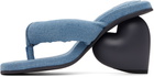 YUME YUME Blue Love Mule Sandals