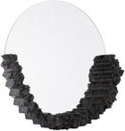 Charlotte Kidger Black Large Raw Edge Mirror