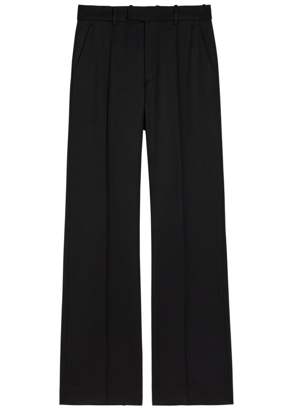 Photo: Nili Lotan Etoile Straight-leg Wool Trousers Black