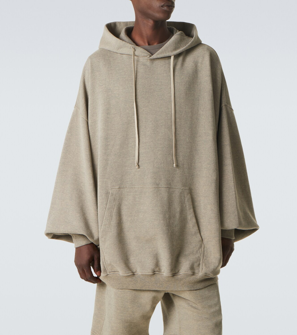 Rick Owens DRKSHDW Hun cotton-blend jersey hoodie