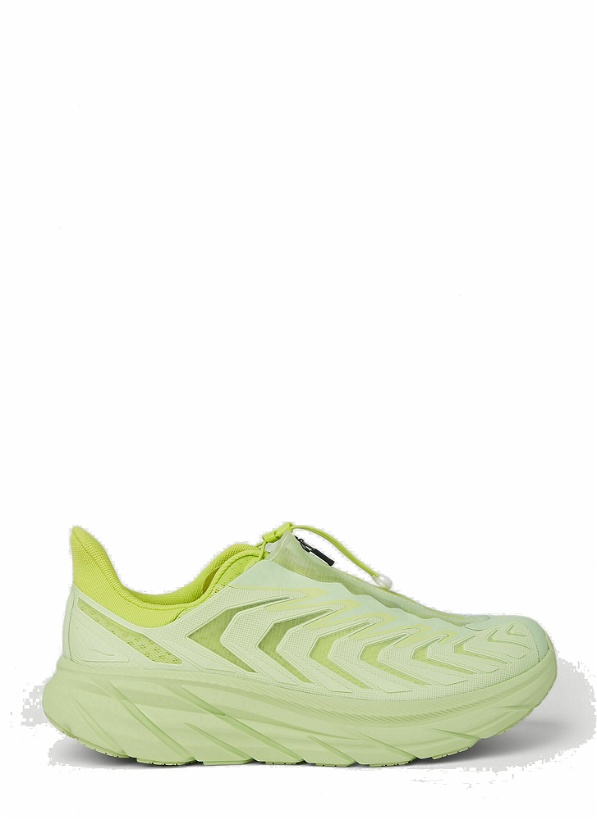 Photo: Hoka One One - Project Clifton Sneakers in Green