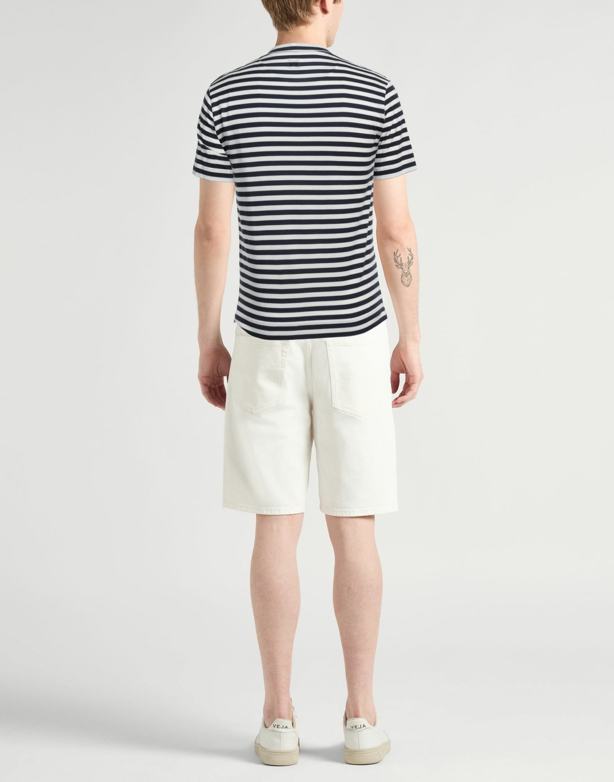 Fedeli Mens T-shirt in Midnight blue