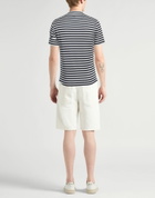 Fedeli Mens T-shirt in Midnight blue